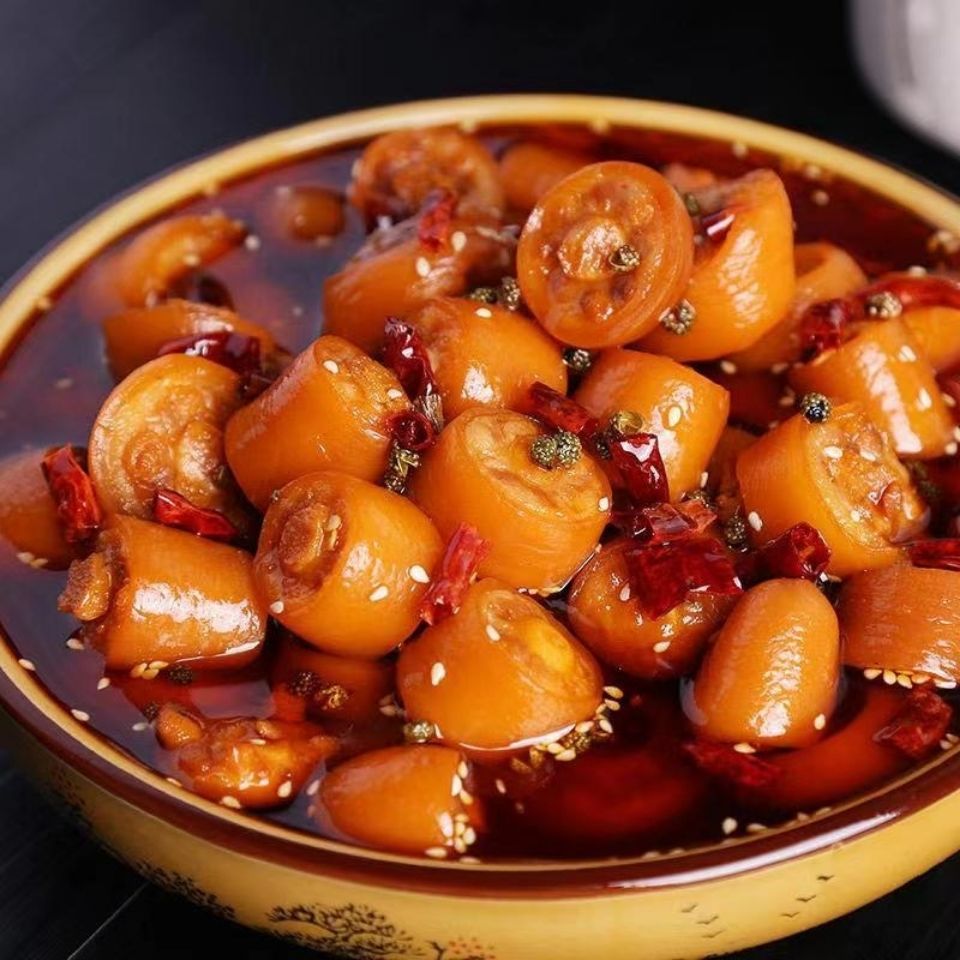 四川特产麻辣猪尾巴罐装辣味熟食肉类小吃解馋夜宵休闲办公室零食