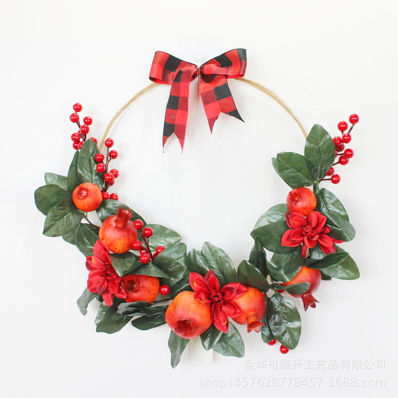 Simulation Pomegranate Pendant Living Room Interior Spring Festival New Year Decoration Housewarming Office Spring Decoration New Year Decoration