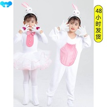 Children's animal performance clothes bunny good boy dance跨