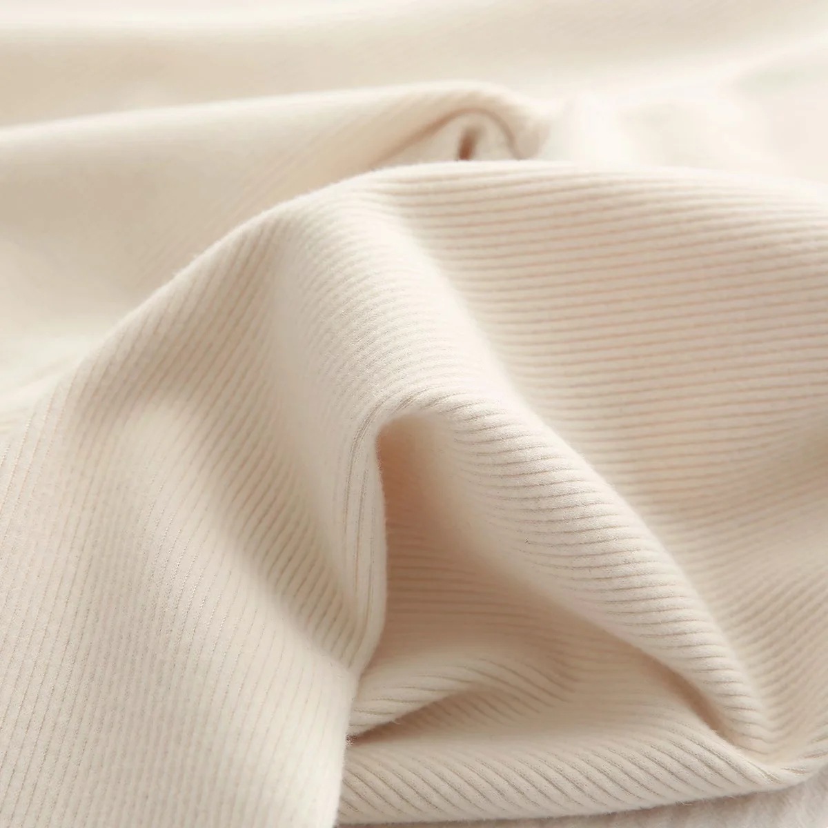 513春季新款薄款高腰雪尼尔灯芯绒直筒裤米白色垂坠阔腿裤女 外穿