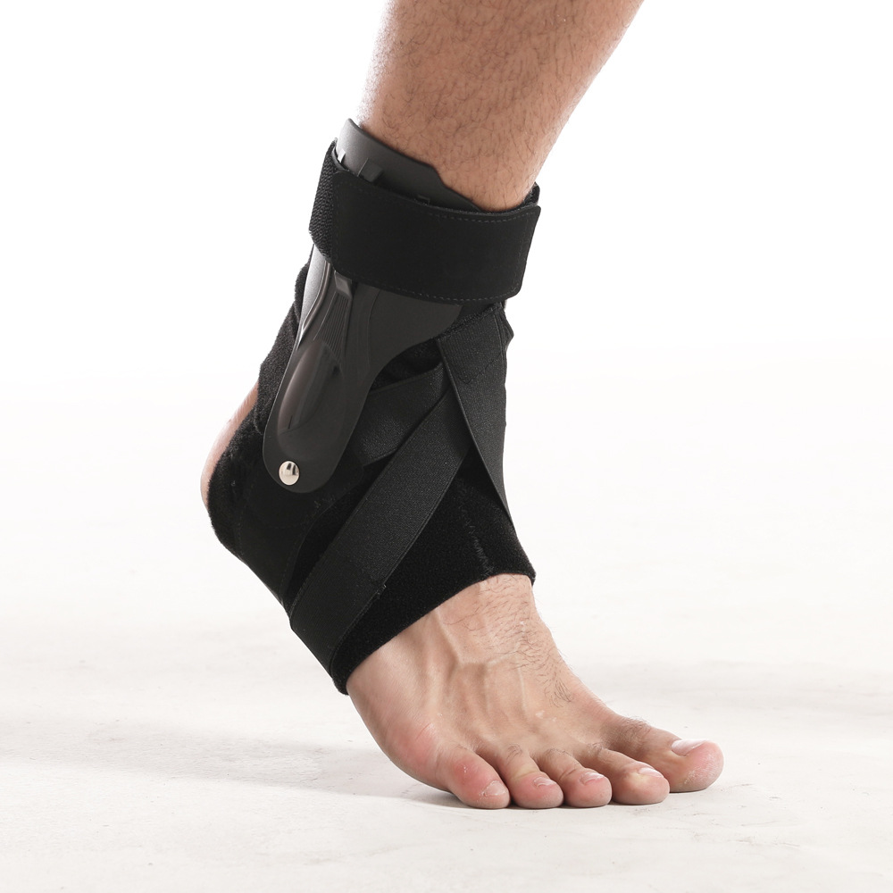 跨境运动护踝加压固定塑料片支撑绑带脚踝保护套篮球体育用品护踝