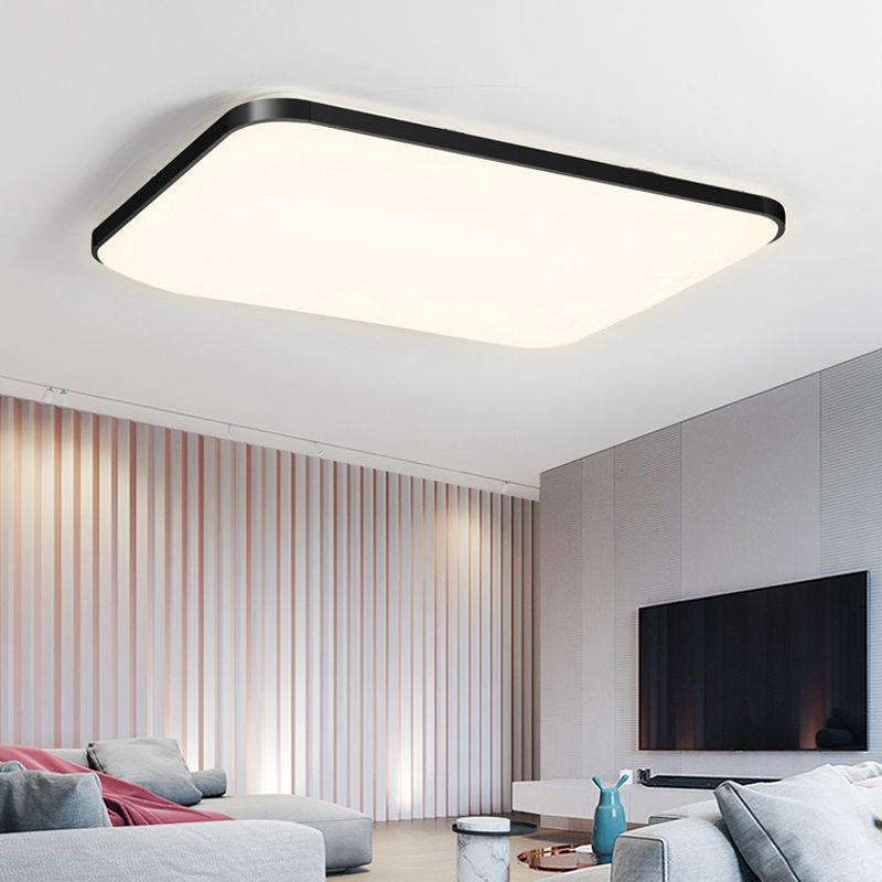 led超薄吸顶灯简约现代大气长方形客厅灯卧室灯书房灯餐厅灯具