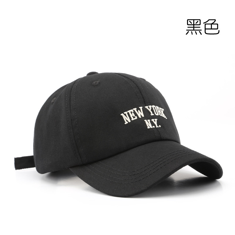 Japanese Style Women's Spring and Summer New Letters Embroidered Peaked Cap Outdoor Men's Sports Fashion Student Couple Anti-Yang Baseball Cap