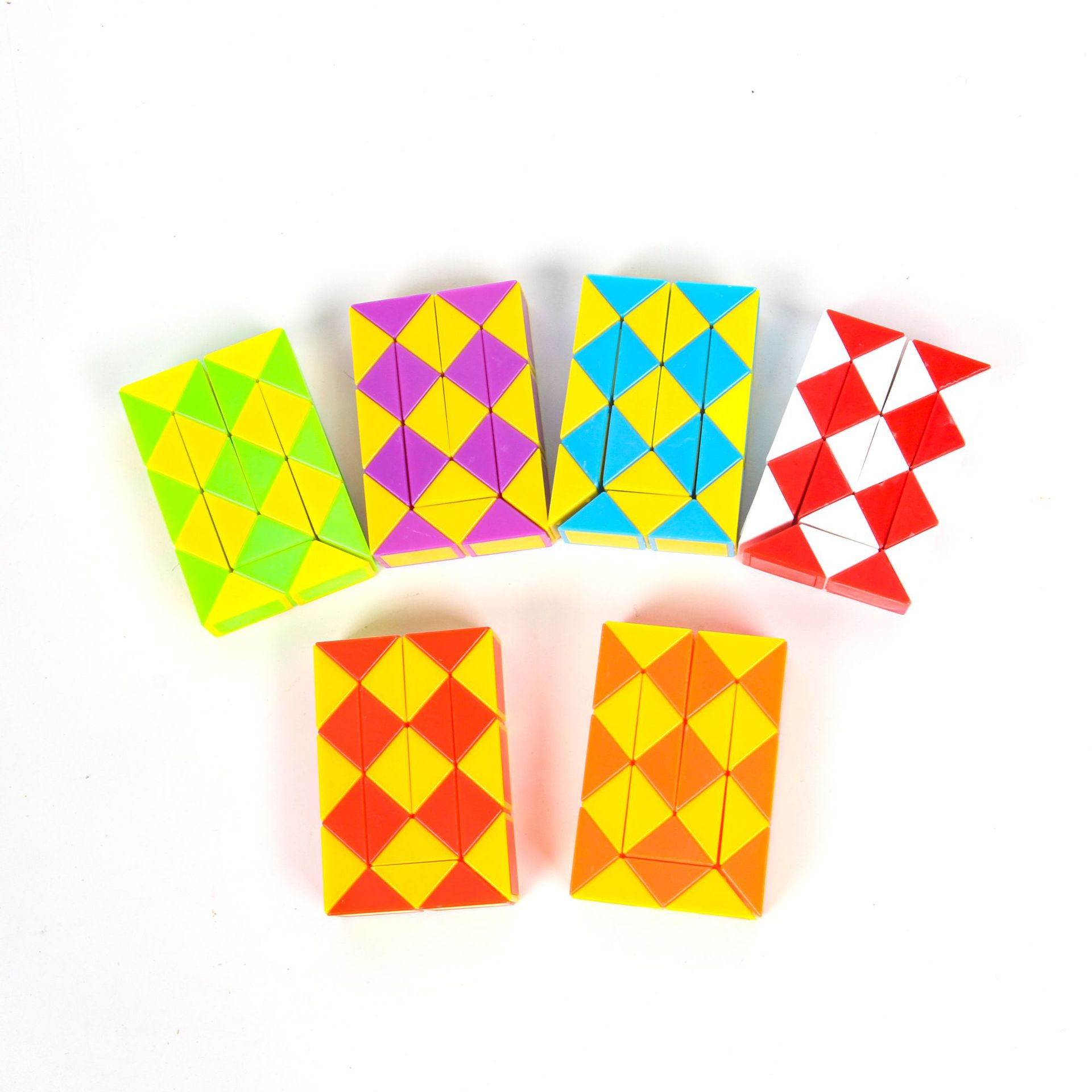 儿童玩具益智变形魔蛇 折叠魔方扭蛋玩具 24节百变魔尺