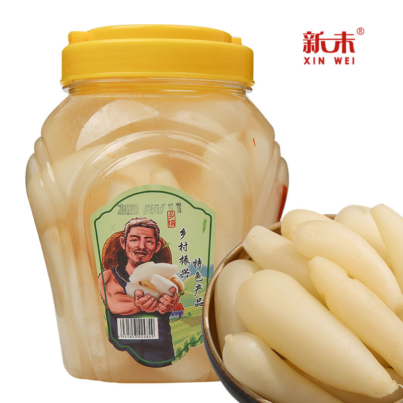 福建特产萝卜仔罐装泡菜腌制菜淡口微辣脆甜萝卜干咸菜下饭菜厂家