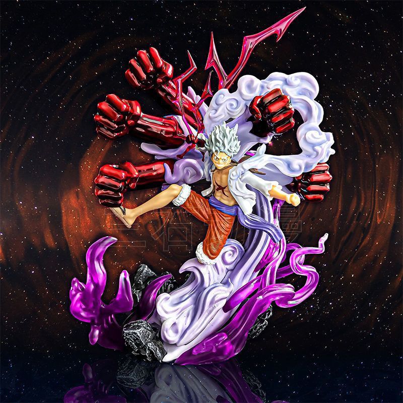 iu太阳神尼卡路飞海贼王gk和之国觉醒五档尼卡路飞手办摆件模型