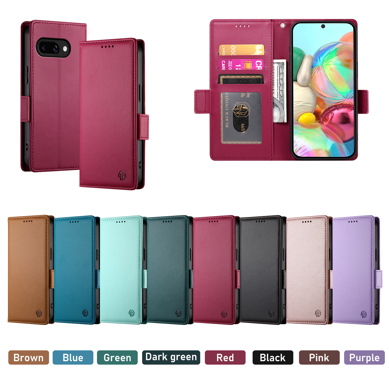 适用谷歌Pixel 10PRO XL侧边单扣质感防摔手机保护套翻盖保护套