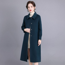 双面羊毛大衣女2023年秋冬季韩版中长款宽松高端羊毛呢子外套