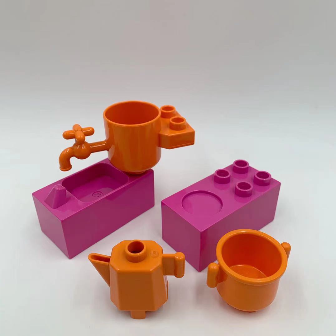 兼容乐高大颗粒积木家居配件散件水壶浴室益智拼装厂家直销过家家