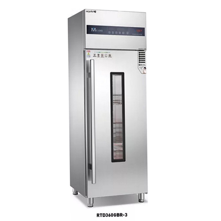 美厨单门消毒柜rtd360gbr3智能光波高温热风循环食具餐盘保洁柜