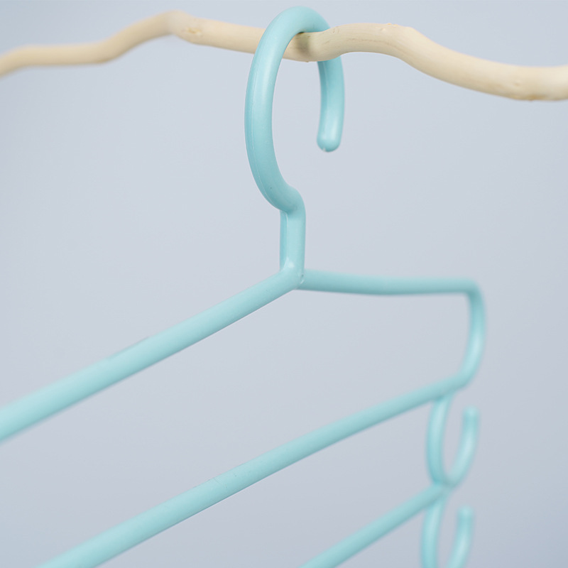 Factory Plastic Pants Rack Hook Five-Layer Pants Rack Multifunctional Wardrobe Pants Hanger Scarf Tie Hanger