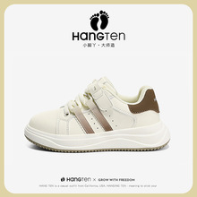 hangten欢腾正品春夏季新款单鞋超轻头层牛皮透气休闲男鞋2210900