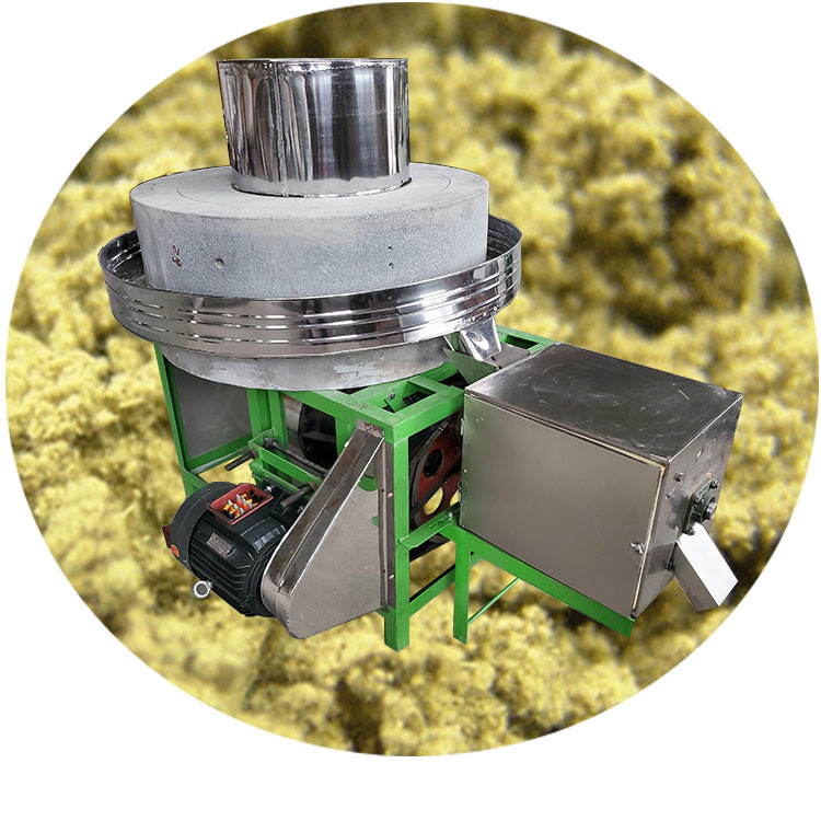 艾绒分离电动石磨玉米小麦磨面电动石磨豆腐磨浆电动石磨