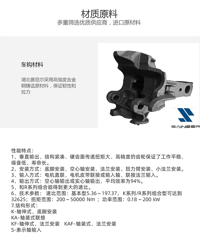 湖北赛尼尔 矿山机车车钩 火车动车车钩 13/15/17号车钩 厂家批发