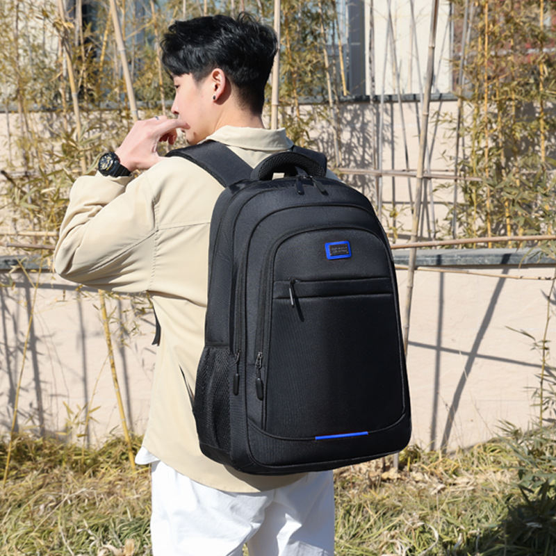 Cross-Border Supply Large Capacity Backpack Travel Commuter Travel Backpack Men's New Simple Casual Business Computer Bag