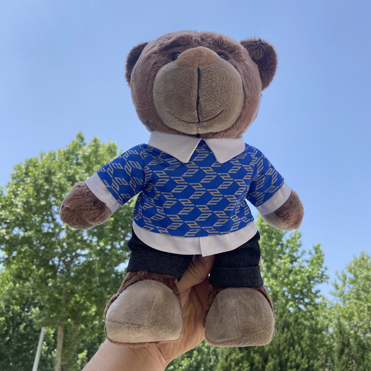 安途升奔驰宝马奥迪4s店礼品汽车小熊公仔logo制定泰迪熊毛绒玩具