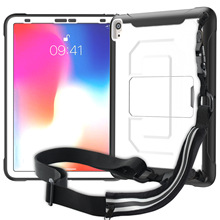 适用苹果2018Pro11平板三防保护套ipad11后壳背带可放笔厂家现货