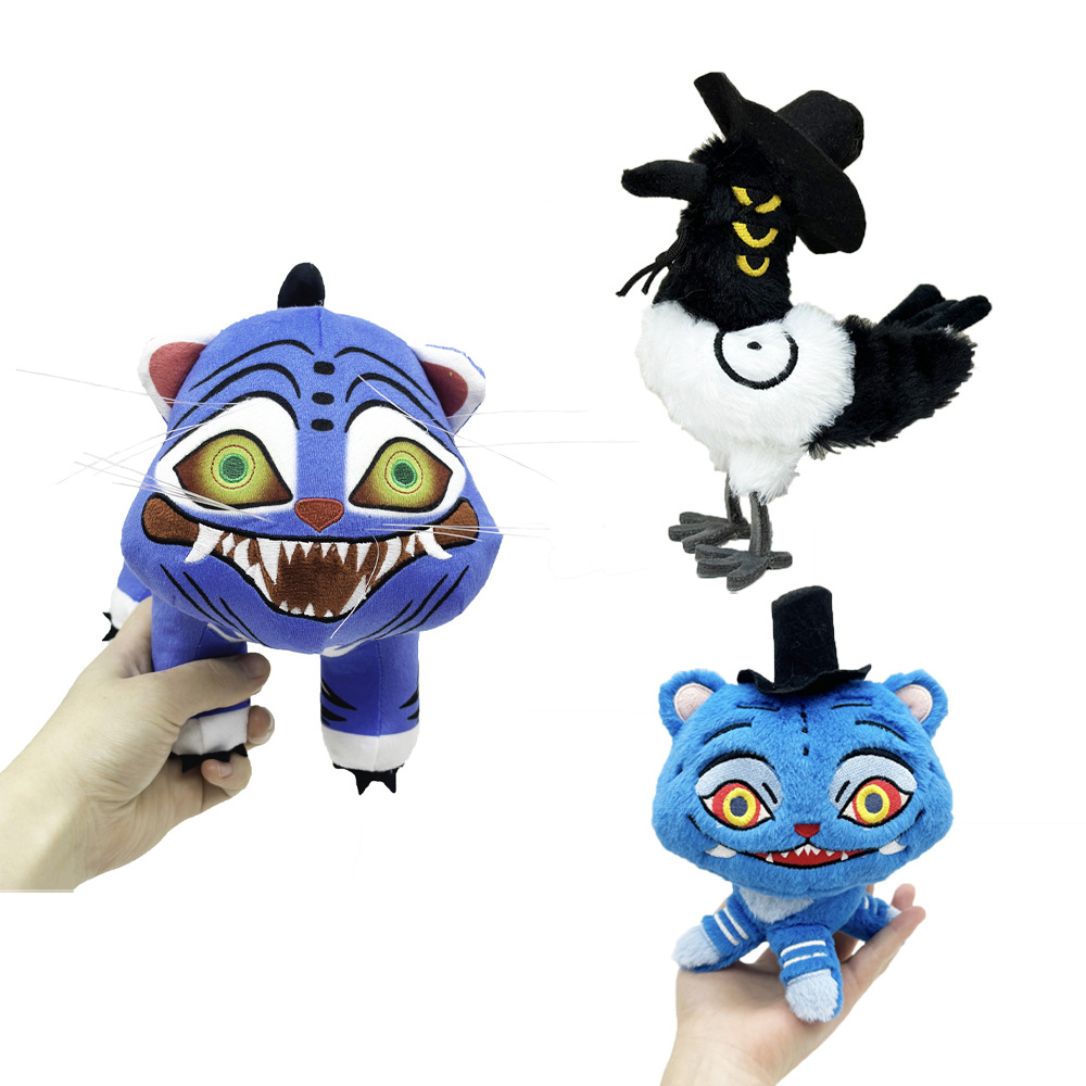 跨境新品kpop demon hunters tiger猎魔女团游戏老虎毛绒玩偶公仔