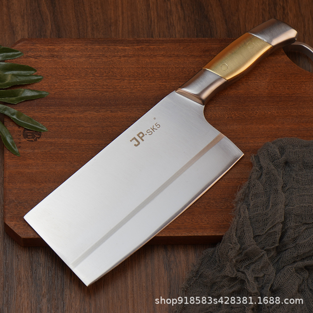 阳江刀sk5不锈钢菜刀家用切片刀刀具厨房用品厨师切菜切肉刀