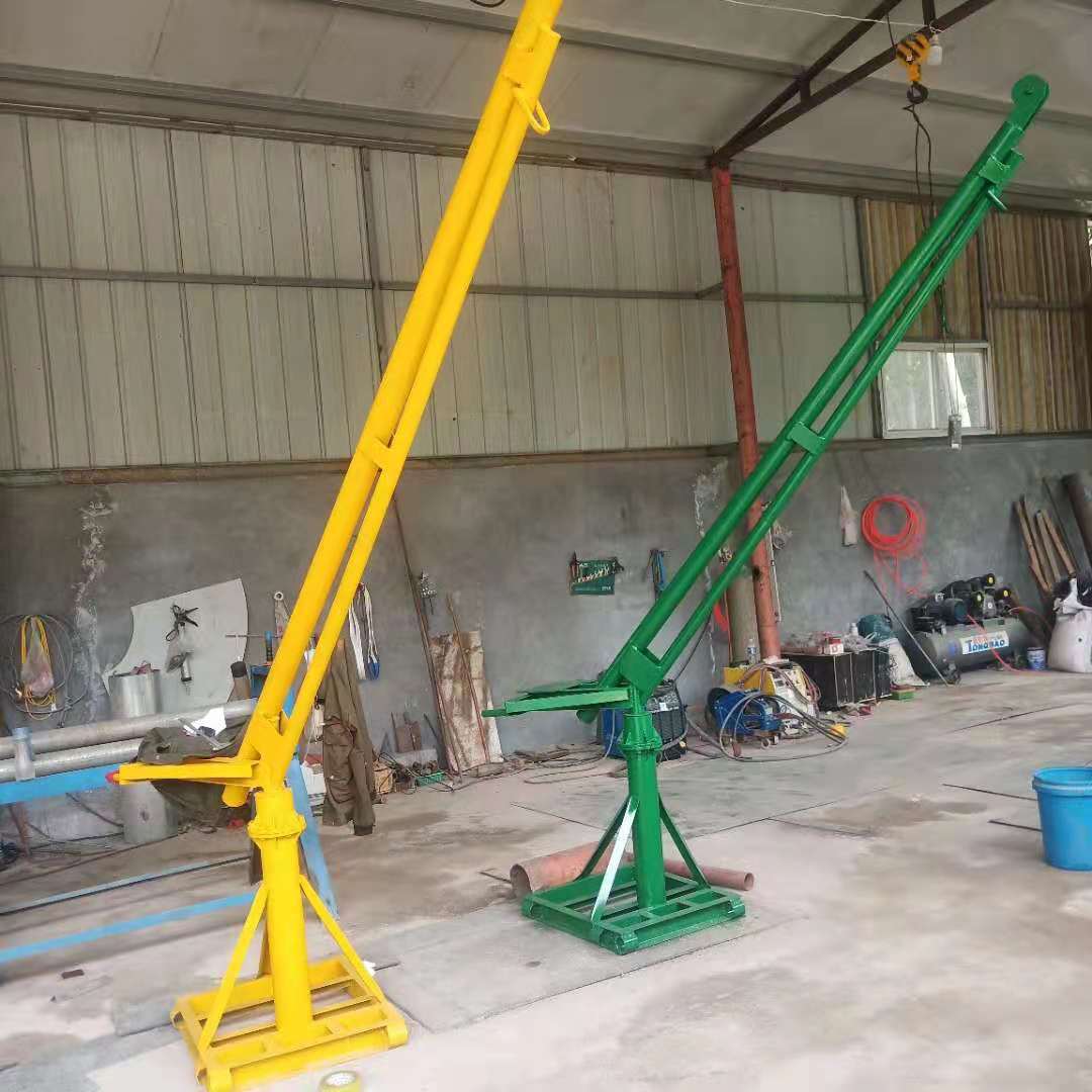 农用小型吊车 玉米小麦袋装上二楼 360°旋转起吊机 小型吊车