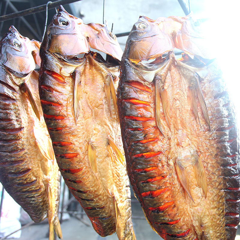 腊鱼湖南特产烟熏鱼咸鱼腊肉腊味干货农家自制整条腊鲢鱼腊草鱼