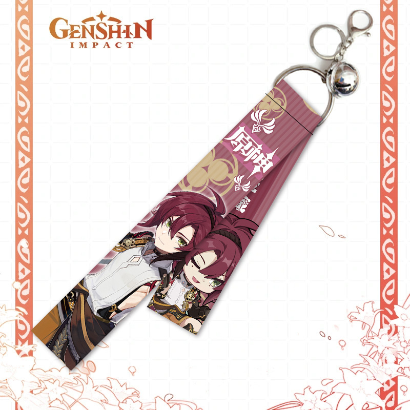 Ribbon Anime Game Derivative Character Peripheral Keychain Ribbon Bag Pedants Hangings