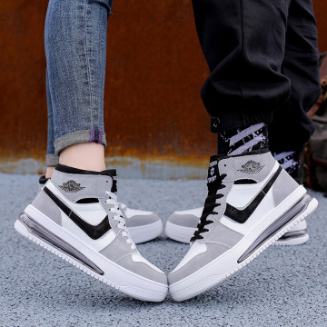 定制中帮运动鞋情侣太空军一号高帮女板鞋aj男鞋小白鞋男板鞋潮流