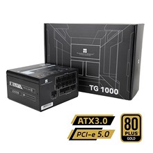 利民 TR-TG1000 电脑电源金牌全模组ATX3.0原生PCIE5.0额定1000W