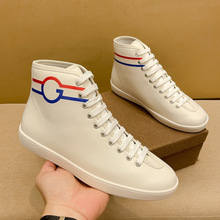 古驰汤米欧洲站奢侈品小蜜蜂男鞋小白鞋男真皮透气高端情侣款鸳鸯