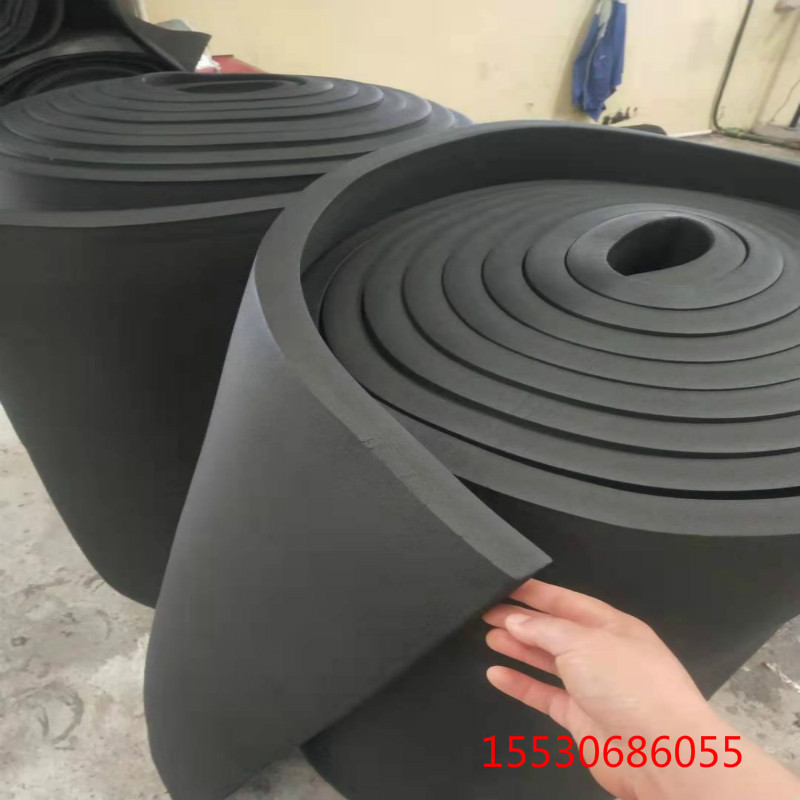 复合阻燃橡塑板 空调通风管道橡塑保温板 杜肯b1级橡塑保温板