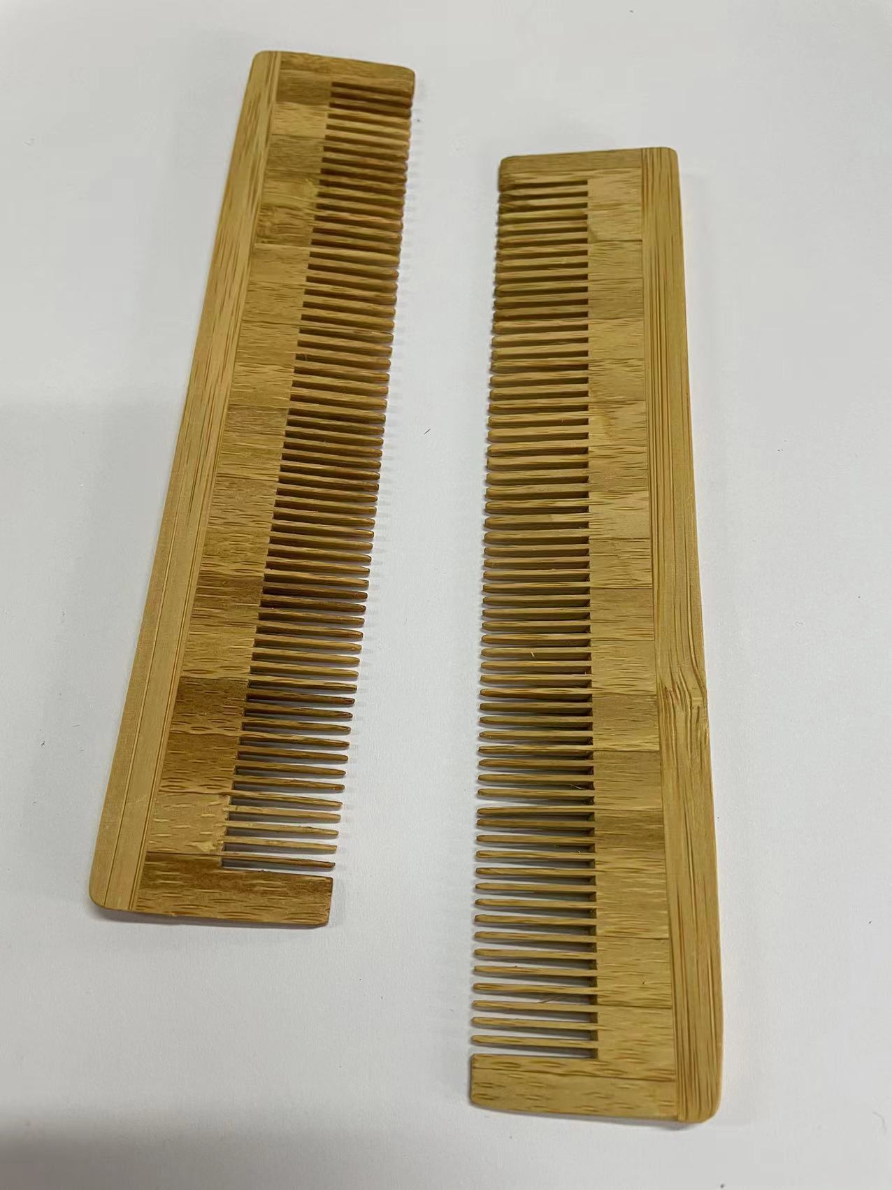 可雕刻logo楠竹竹梳酒店用促销用竹木梳子