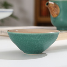 陶瓷主人杯木素茶杯中国风茶盏单杯家用功夫茶杯商务礼品茶具批发