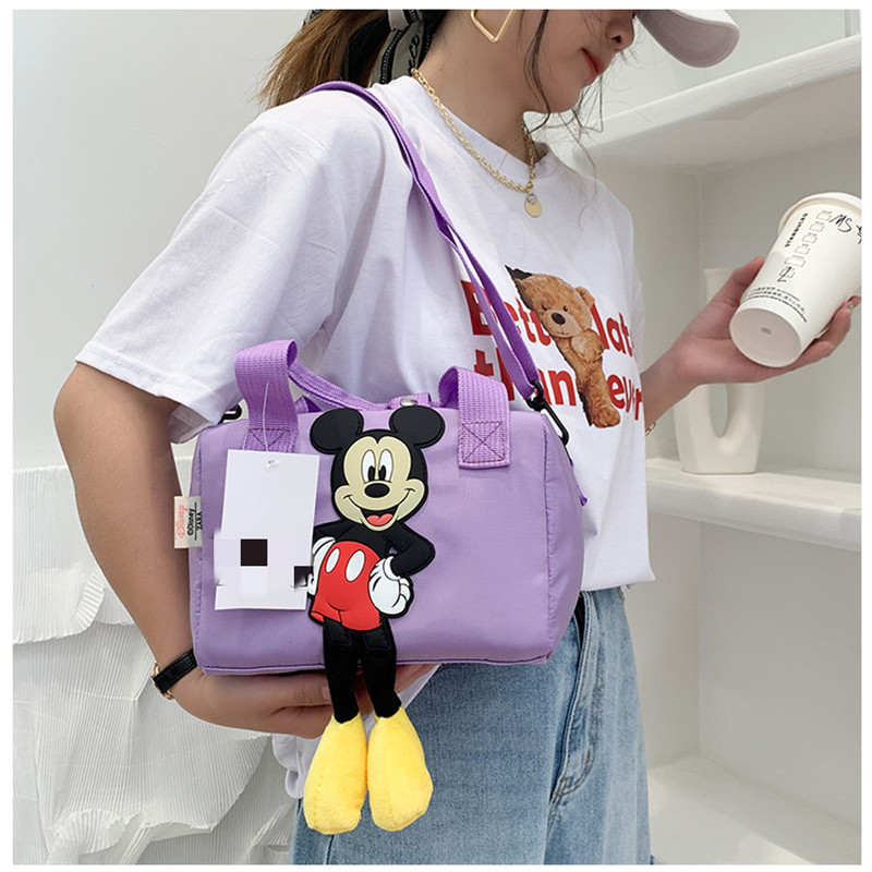 2023 New Children's Bags Cute Girls' Single-Shoulder Bag Pattern Bowling Bag Fashion Portable Shoulder Messenger Bag