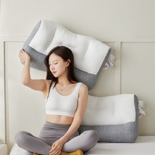 日式颈椎枕非矫正修复反牵引枕头护颈助睡眠一对骨科专用成人枕芯