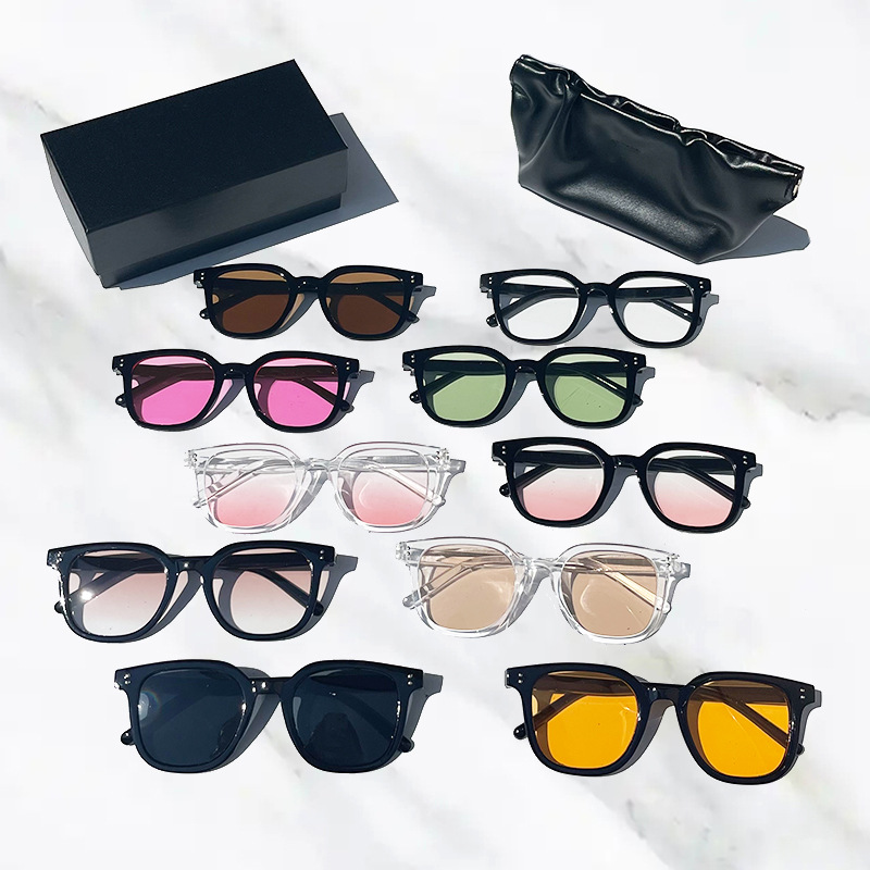 Gm Sunglasses Women's Summer High-Grade Ins Uv-Proof Strong Light Sun-Resistant Sunglasses New Glasses Men's Mesh Red Tiktok
