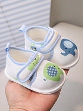 婴儿布鞋学步春秋季款6-12月0-1岁男女宝宝室内软底手工步前鞋子