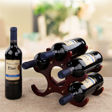 木质红酒架摆件欧式葡萄酒架创意收纳酒瓶架家用红酒柜展示架酒具