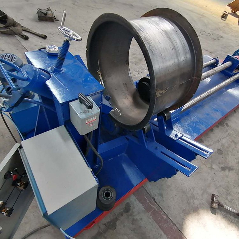 河北风机风阀法兰翻边机 不锈钢圆筒卷边机 液压翻边机