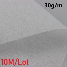 10M Non-woven Fusible Interfacing Back Glue Cloth-lined跨境