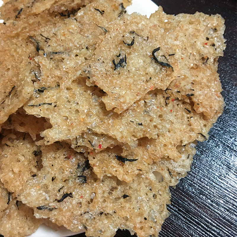 蒿子锅巴袋装糯米安徽特产农家非油炸大米小吃原味脆锅巴手工老灶