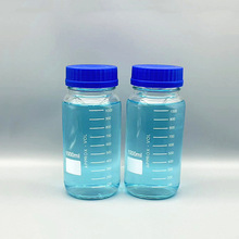 gl80蓝盖玻璃试剂瓶1000ml广口瓶玻璃大口蓝盖瓶化学实验瓶取样瓶