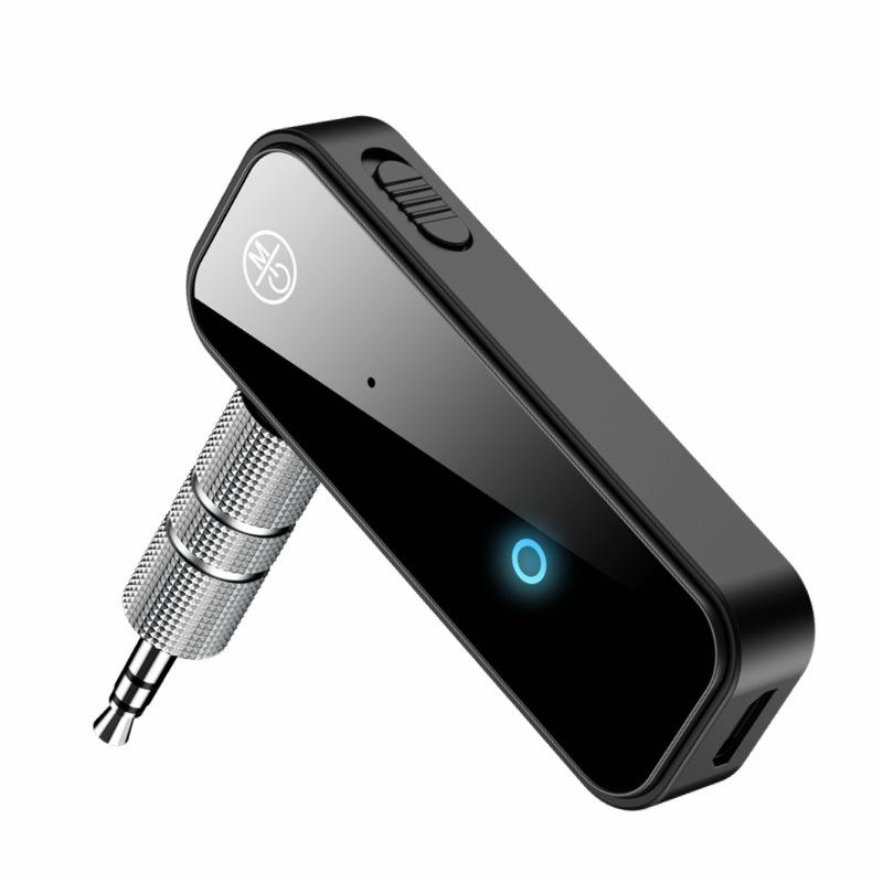 新款车载手机蓝牙音频适配器汽车音响蓝牙转换器蓝牙发射器接收器