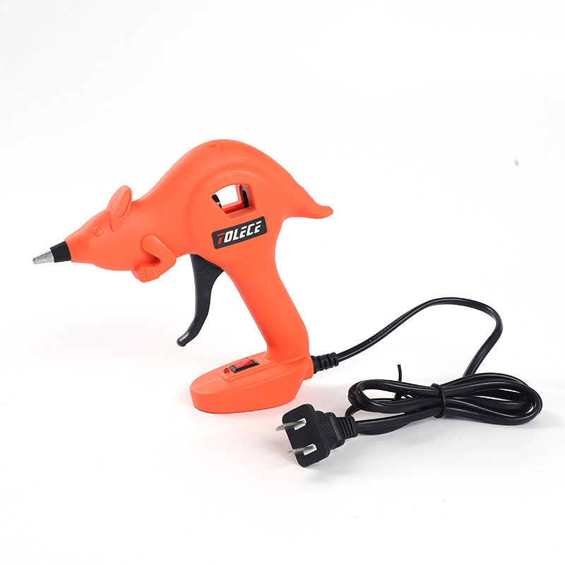 Animal Series 20W Small Kangaroo Hot Melt Glue Gun Diy Electric Heating Glue Stick Hot Melt Glue Gun Household Handmade Small Glue Gun