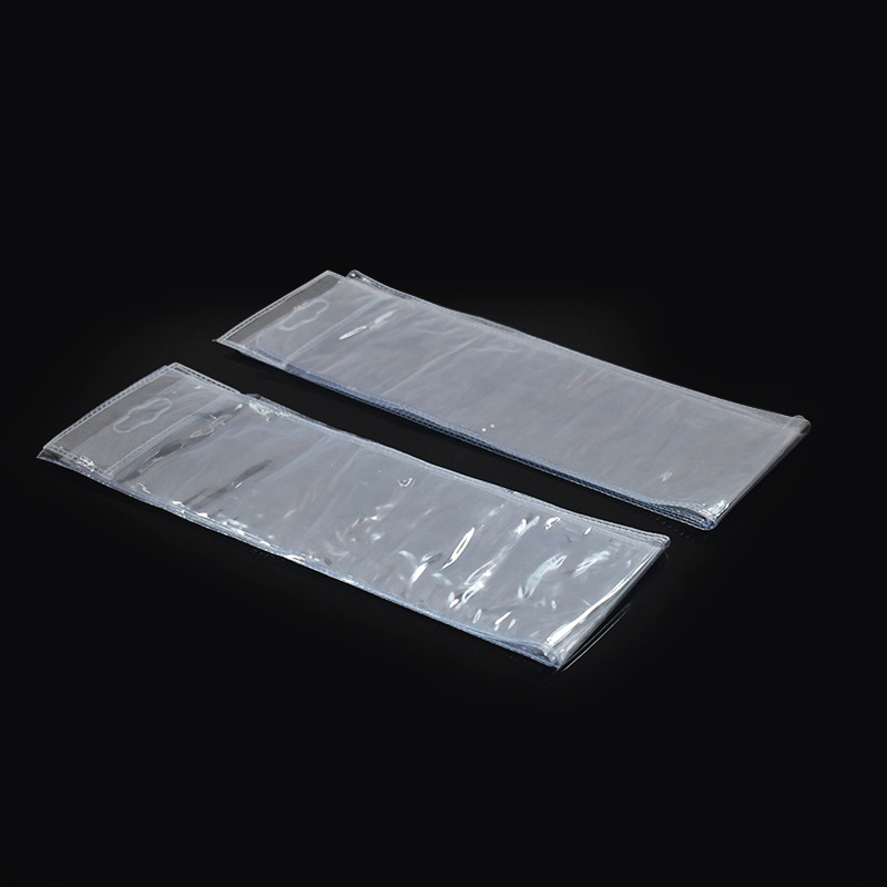 厂家批发pvc水平尺透明袋包装袋 平口pvc包装袋 塑料价格标签袋