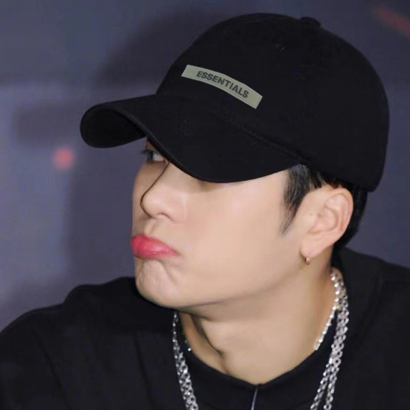 fog欧风四季款情侣棒球帽 essentials复线拼接小标潮牌鸭舌帽男女