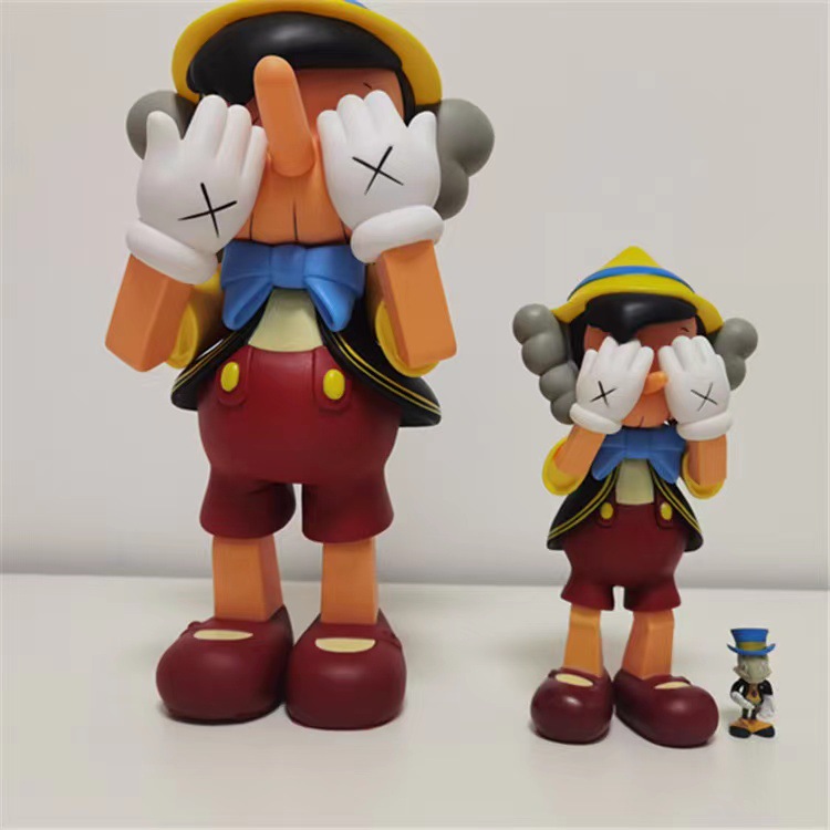 mand kaws匹诺曹限量手办公仔模型玩偶玩具摆件摆设潮流周边