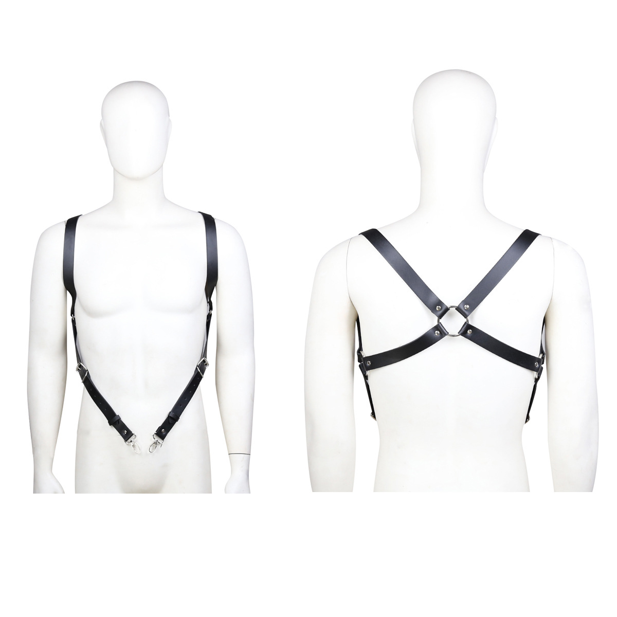 工厂店批发情趣用品男式皮革衣服演出服饰道具男式皮衣带西装配饰