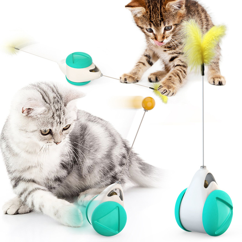 Pet Supplies Factory Home New Hot Amazon Cross-Border Sound Electric Cat Teaser Tumbler Cat Toy Ball