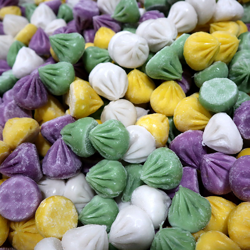 渝都水晶幻彩包子5斤装港式早餐茶点麻辣烫关东煮火锅肉馅包丸子