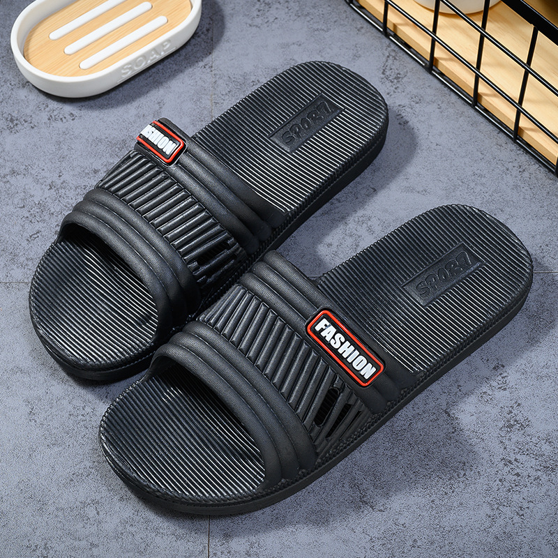 2023 Casual Slippers Men's and Women's Indoor Non-Slip Slippers Soft Bottom Bathroom Hotel Slippers Wholesale